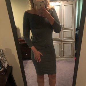 Zara off the shoulder NWT midi bandage dress